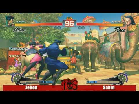 Road to Evo 2 SF4 Singles: JeRon vs Sabin