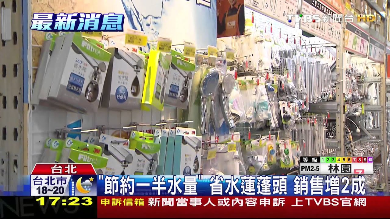 ​「節約一半水量」省水蓮蓬頭　銷售增2成