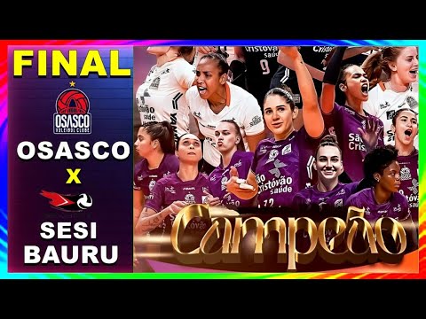 OSASCO X SESI BAURU FINAL MELHORES MOMENTOS COPA BRASIL FEMININO 2025
