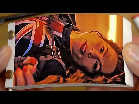 Wanda kills Captain Carter & Captain Marvel flipbook | Doctor Strange in the Multiverse of Madness