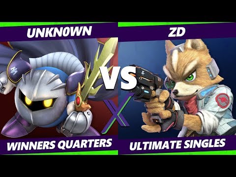 Smash Ultimate Tournament - Unkn0wn (Meta Knight)  Vs. ZD (Fox) - S@X 299 SSBU Winners Quarters
