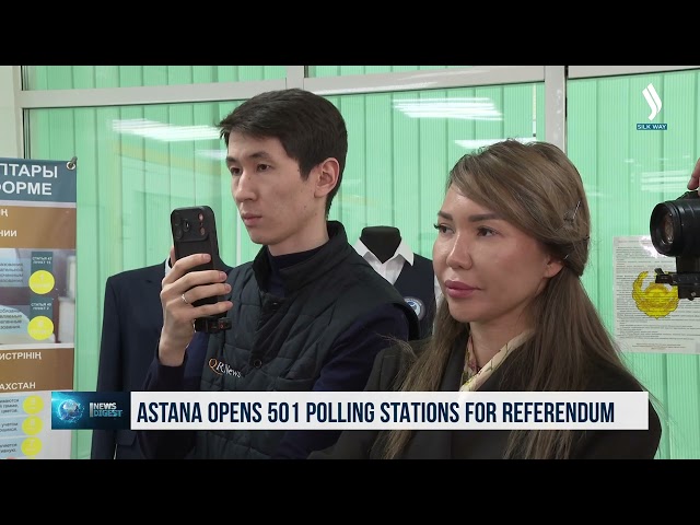 Astana’da Referandum günü 501 Sandık açıldı