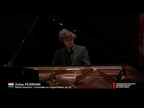 Zoltán Fejérvári performs Schumann Humoreske op 20