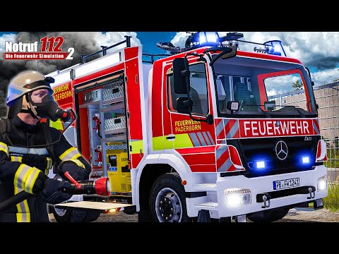 NOTRUF 112 #12: Brand am RECYCLINGHOF: Was brennt hier? | Feuerwehr Simulation 2