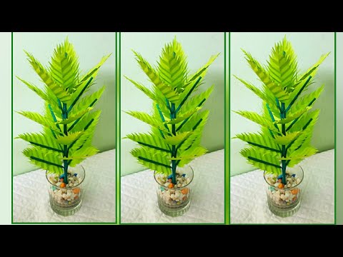 Easy Paper Leaf Plant | Paper Craft | DIY