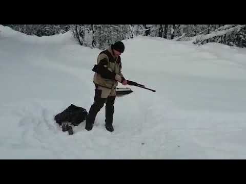 Benelli Vinci Black Slug(человек первый раз в жизни стреляет из ружья)