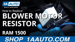 How to Replace Blower Motor Resistor 94-08 Dodge Ram
