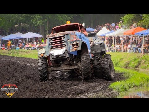 TOW MATER MEGA TOW TRUCK HAULING OUT BROKE MEGA MUD TRUCKS PERKINS SPRING SLING