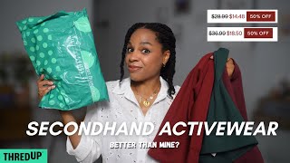ThredUp Activewear Haul | Girlfriend Collective Comparison