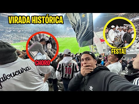REACT DENTRO TORCIDA VISITANTE NA ARENA CORINTHIANS | CORINTHIANS 2x0 ATLÉTICO MINEIRO