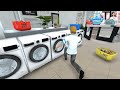I FINALLY OPENED A CRAZY LAUNDRY BUSINESS Laundry Store Simulator GAMEPLAY 1