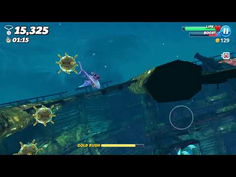 Playing Hungry Sharks World with Spike in GALLEON 🦈