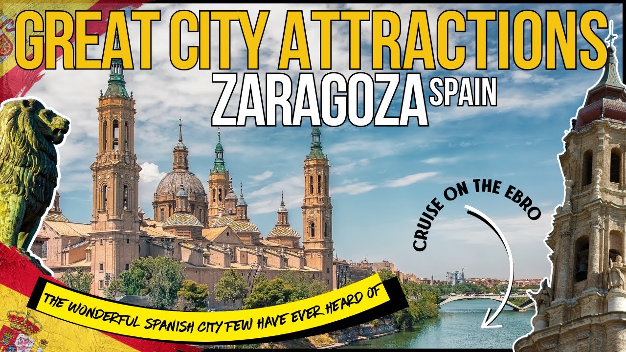 WONDERFUL ZARAGOZA!! Best Tourist Attractions (An underrated tourist destination) #zaragoza