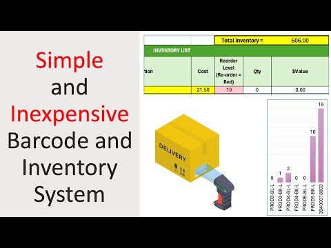 Simple and Inexpensive Barcode and Inventory System