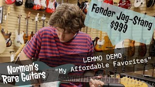 Video thumbnail for LEMMO DEMO: Fender Jag-Stang for $999 | "My Affordable Favorites" by Normans Rare Guitars