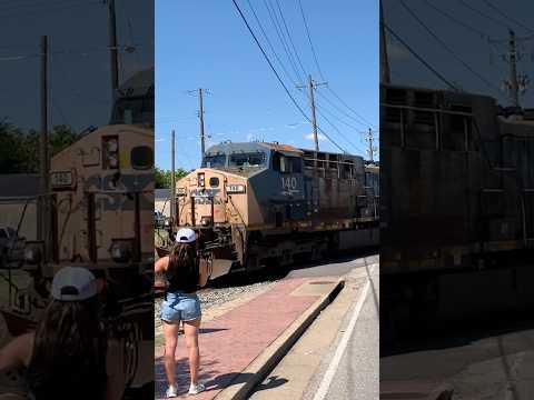 Woman Gets Special Train Horn Salute, Shave & A Hair Cut