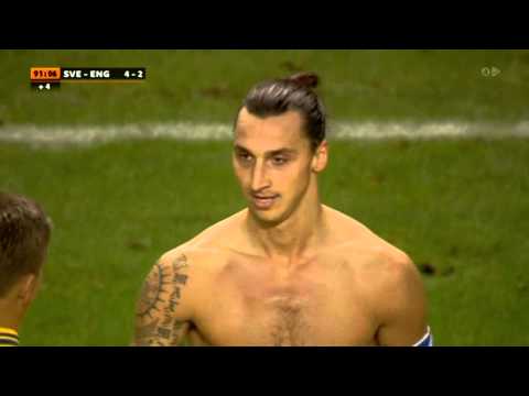 Zlatan Ibrahimovic bicicleta goal - Sweden - England