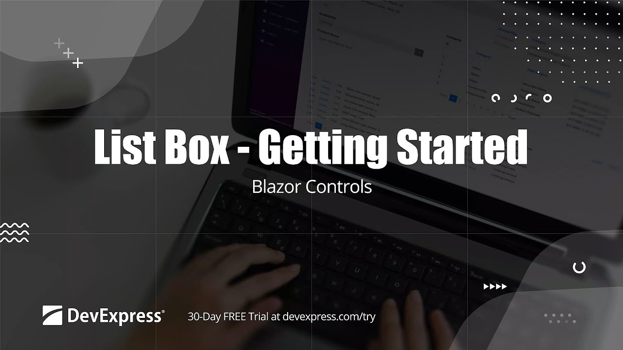 Blazor List Box - Getting Started