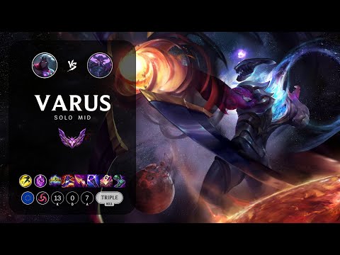 Varus Mid vs Kassadin - EUW Master Patch 13.8