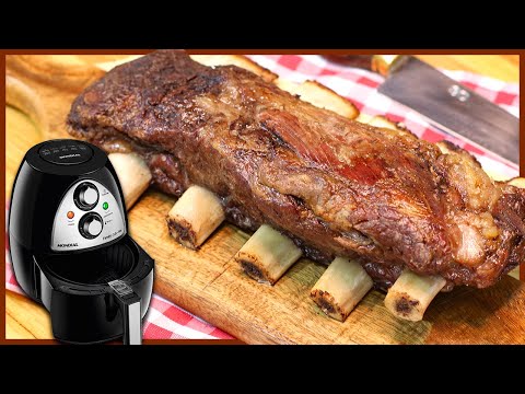 COMO FAZER COSTELA NA AIR FRYER I DESMANCHA NA BOCA I Receitas de Pai