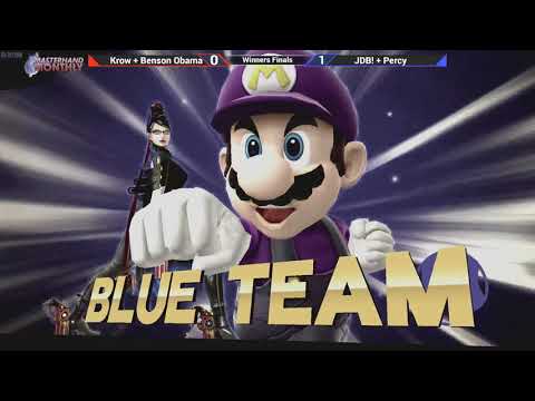 MHM:07-18 [Wii U] - Krow + Benson Obama () vs JDB! + Percy () - Winners Finals