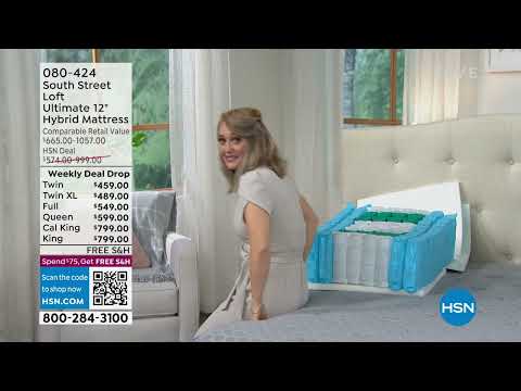 HSN | South Street Loft Mattresses 01.31.2023 - 10 AM