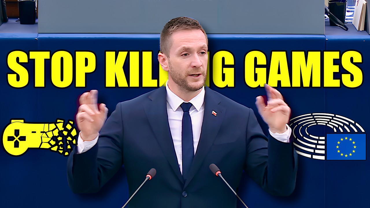 Milan Uhr&iacute;k Blames Wokeness in EU Parliament Stop Killing Games Debate - YouTube