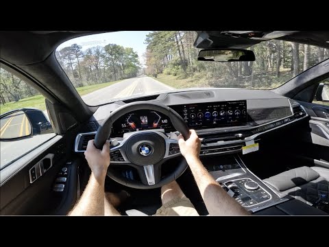 2023 BMW x7 xDrive40i: POV Drive, Impressions and ASMR
