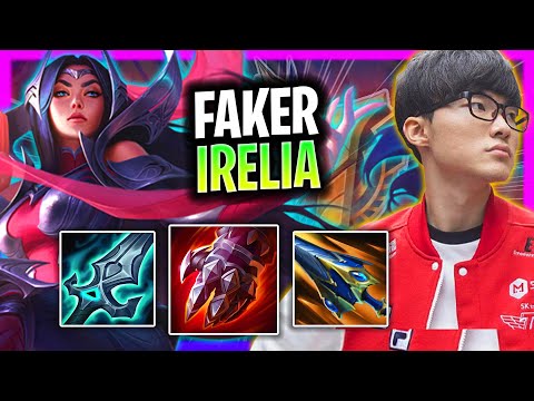 FAKER CHILLING WITH IRELIA! | T1 Faker Plays Irelia Top vs Wukong!  Season 2024