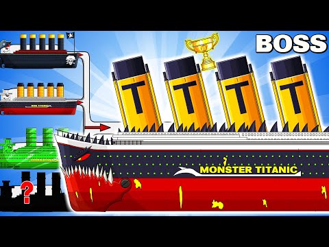 MEGA BOSS: MONSTER TITANIC vs MEGA TANK - Cartoons about tank/Nina tank cartoon
