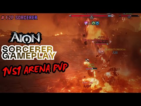 Aion 2 - SORCERER 1vs1 Arena PVP vs Chanters & Sorcerer