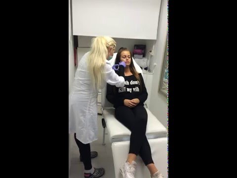 Emma Andersson från Paradise Hotell 2015 filler behandling