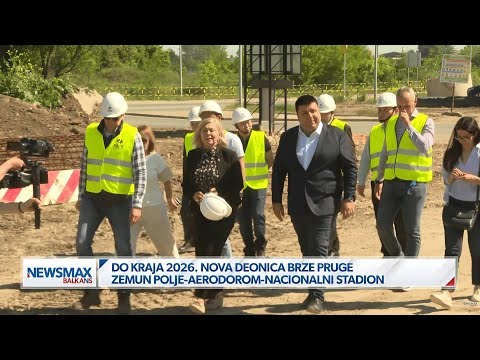 Sofronijević: Radovi na izgradnji pruge Zemun Polje-Nacionalni stadion odlično napreduju