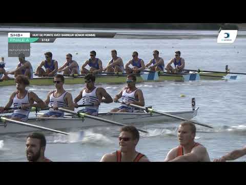 Championnat de France Sénior Bateaux longs Bourges 2019 - Finale du huit barré hommes-SH8+
