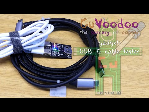 CuVoodoo gadget: USB-C cable tester (v2)