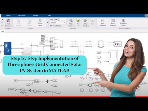 Three-Phase Grid Connected Solar PV System | Step-by-Step Implementation in MATLAB/Simulink