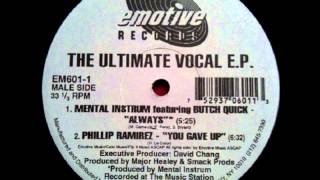 Phillip Ramirez -- You Gave Up