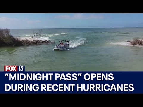 'Midnight Pass' opens during recent hurricanes