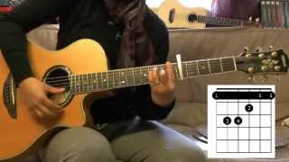 Comment jouer Au bord de l'eau De palmas ?Tuto Guitare Tab ?