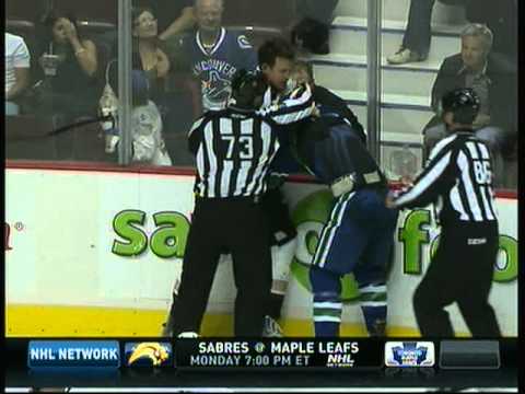 Andy Sutton nails Peter Shaefer and fights Tanner Glass