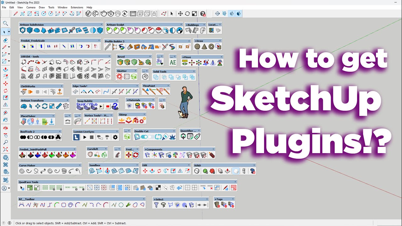 How to Download and install SketchUp Plugins?!