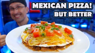 My HEALTHIER Taco Bell Mexican Pizza Recipe Is A Total Game Changer