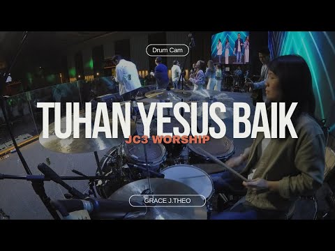 TUHAN YESUS BAIK - Grace J.Theo (Drum Cam) #delefthanded