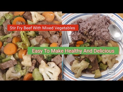 Beef Stir Fry W/Mixed Vegetables