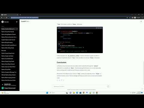 Python Function Always Returns A Value True Or False