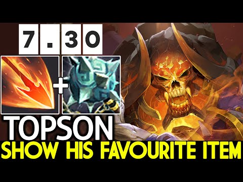 TOPSON [Clinkz] Show His New Favourite item Meta 7.30 Dota 2