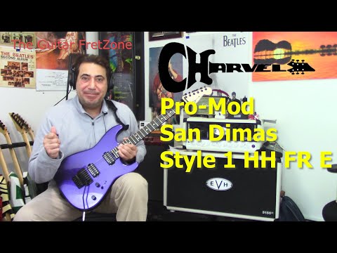 Charvel Pro-Mod San Dimas Style 1 HH FR E  Deep Purple Metallic Demo/Review