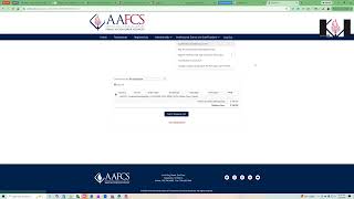Navigating the AAFCS Member Profile Portal