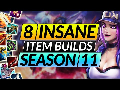 8 CRAZY FUN BUILDS You MUST TRY in Season 11 - League of Legends Items Guide