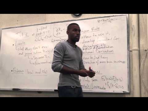 Math 203 Lecture 19 - Test 2 topics and absolute max and min example